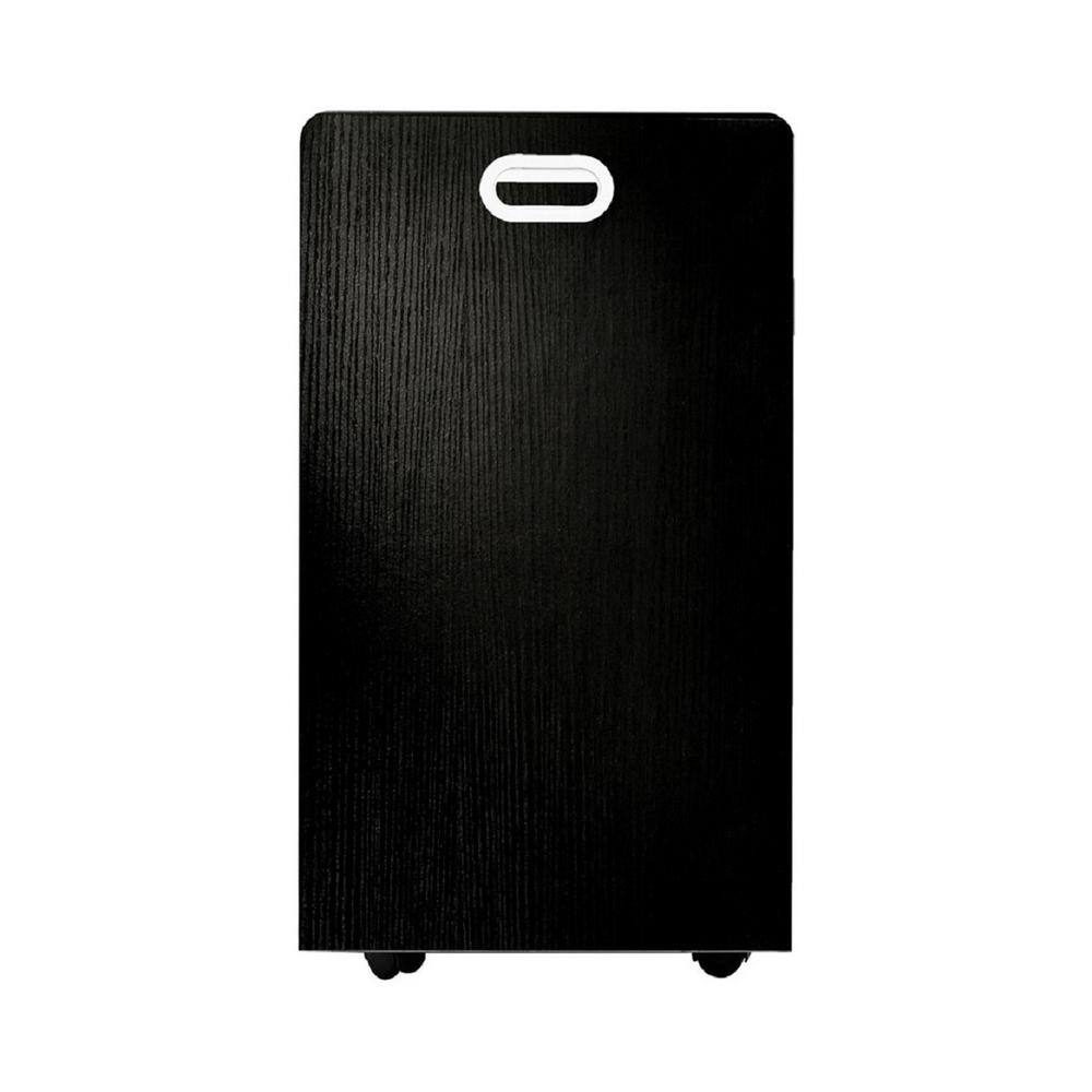 Left. AdirOffice - Blueprint Storage Wood 21-Slot Portable Roll File Cart - Black.