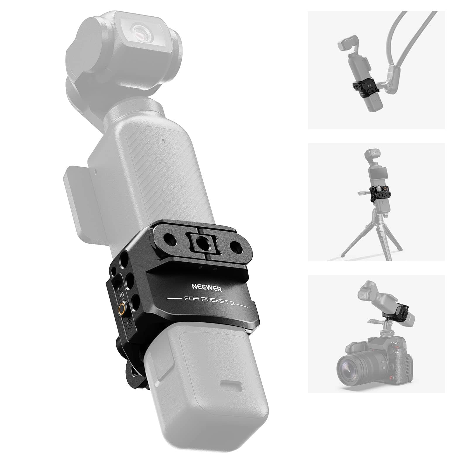 Neewer - Pocket 3 Cage, 1/4" Threads