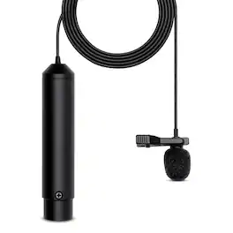 MOVO - BY-M4C Cardioid XLR Lavalier Microphone with Phantom Power