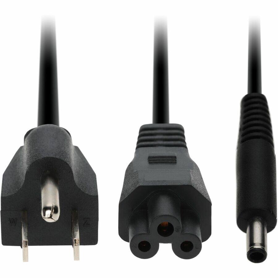 Alt View 2. AddOn - AddOn Dell D0KFY Compatible 45W 19.5V at 2.31A Black 7.4 mm x 5.0 mm Laptop Power Adapter and Cable - 45 W - 19.5 V DC - Black.