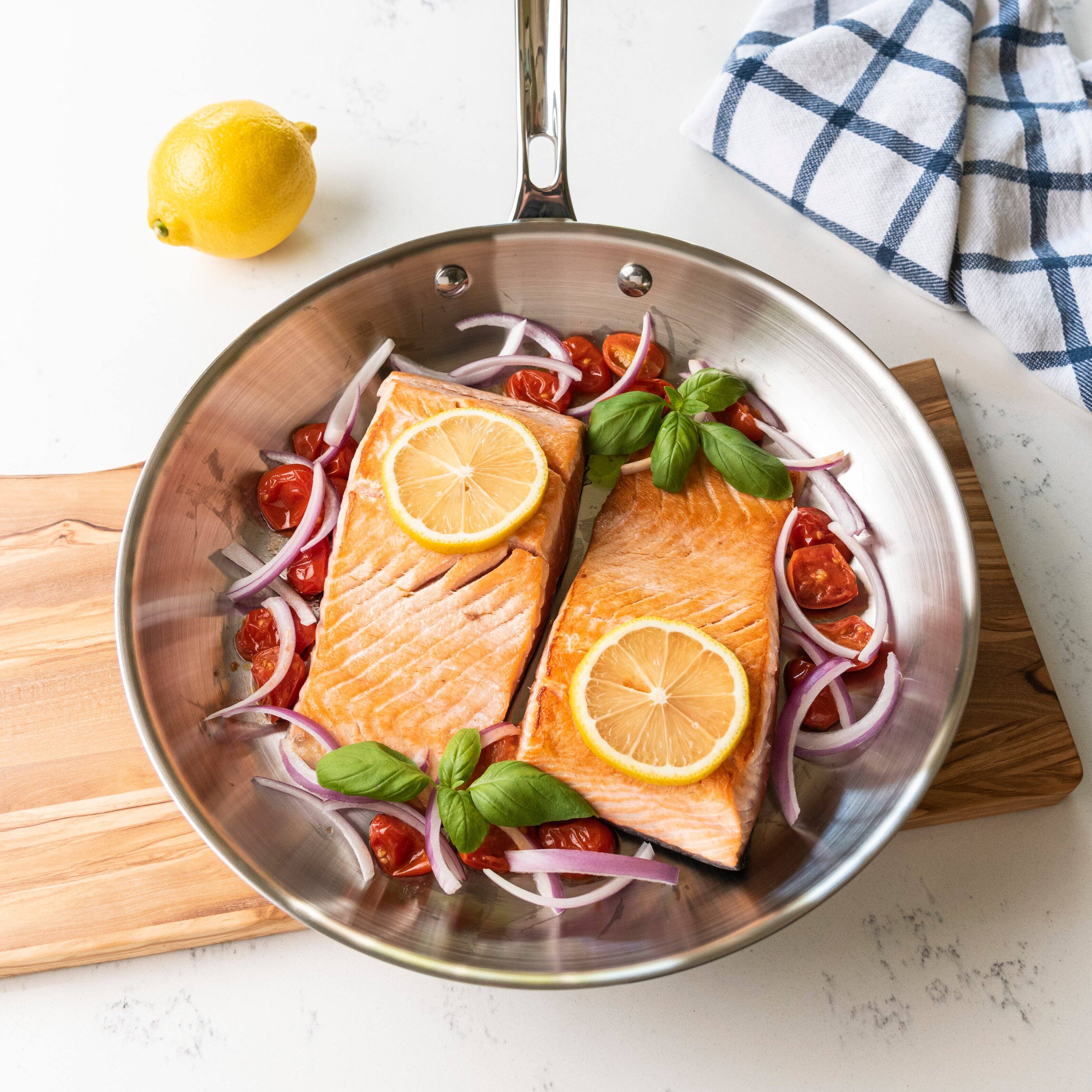 Alt View 14. Viking - Professional 5 Ply 12" Fry Pan - Satin.