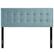 Back. Modway - Lily Biscuit Tufted Performance Velvet Queen Headboard by Modway - Blue.