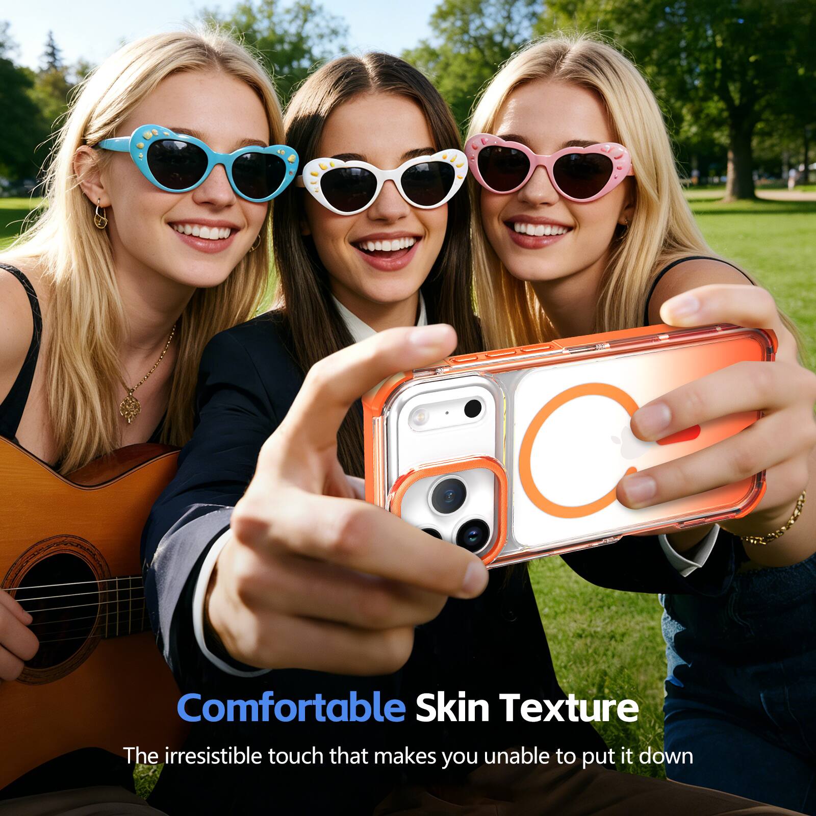 Comfortable Skin Texture  
The irresistible touch that makes you unable to put it down