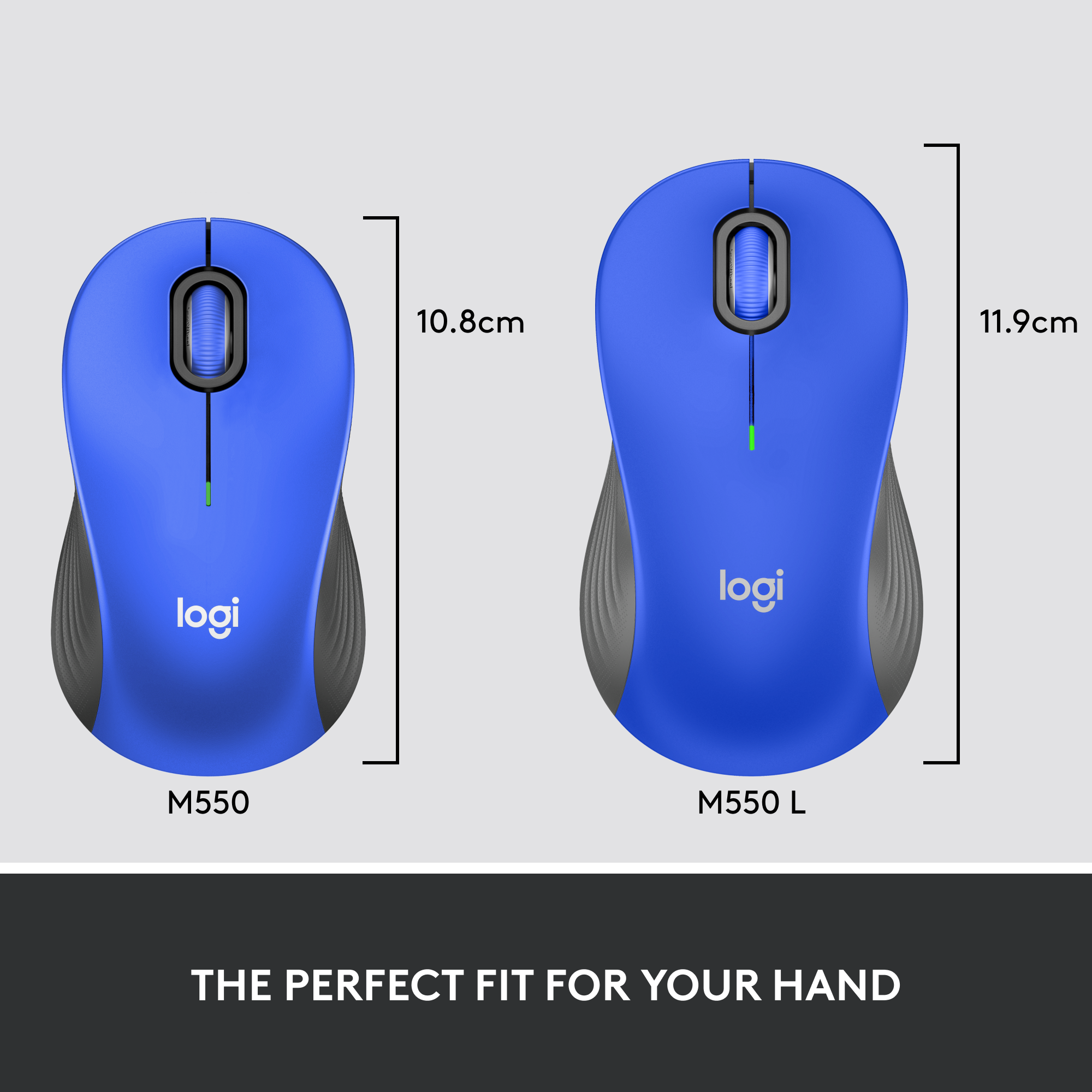 The perfect fit for your hand: Logi M550 L.