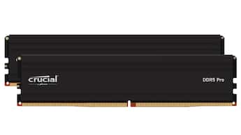 Crucial Pro 32GB (2x16GB) DDR5 5600MHz C46 UDIMM Desktop Memory Crucial Pro 32GB (2x16GB) DDR5 5600MHz C46 UDIMM Desktop Memory