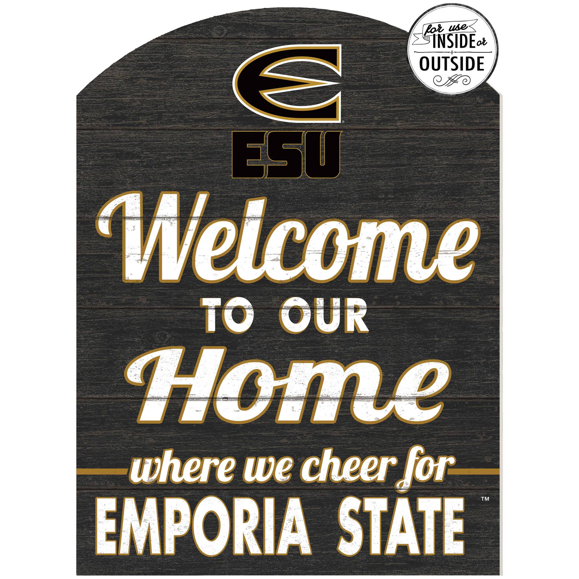 Emporia State Hornets 16'' x 22'' Indoor/Outdoor Marquee Sign