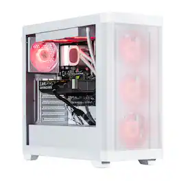 Velztorm - Pilum Z2 Gaming Desktop PC (AMD Ryzen 7 5700X, GeForce RTX 5060, 32GB DDR4 RAM, 1TB PCIe SSD, Windows 11 Home) - White