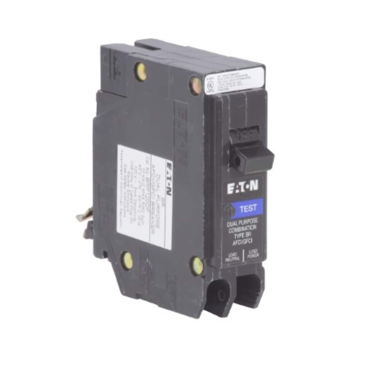 Eaton - 15 amps Arc Fault/Ground Fault Single Pole Circuit Breaker price history on PriceWatchPro