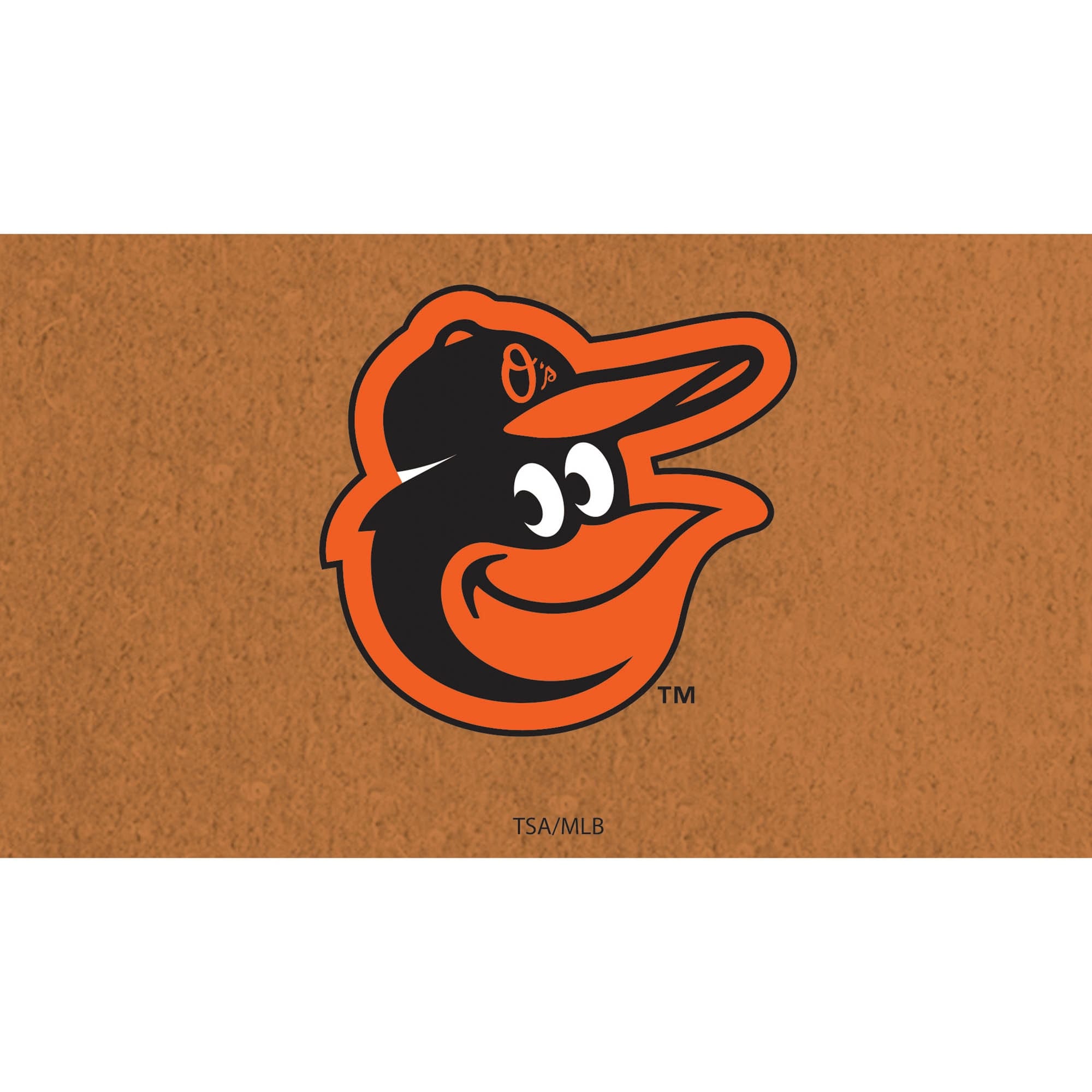 Evergreen Enterprises - Baltimore Orioles 28" x 16" Primary Logo Coir Mat - Multicolor
