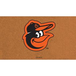 Evergreen Enterprises - Baltimore Orioles 28" x 16" Primary Logo Coir Mat - Multicolor