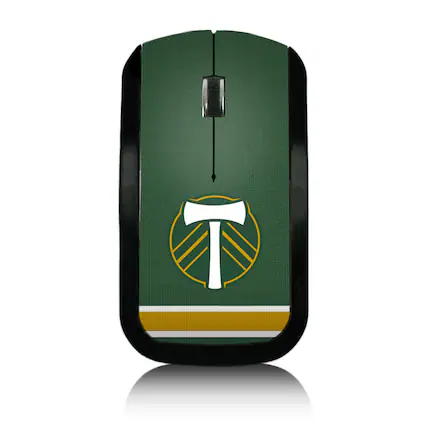 Front. Keyscaper - Portland Timbers Team Stripe Wireless Mouse - Multicolor.