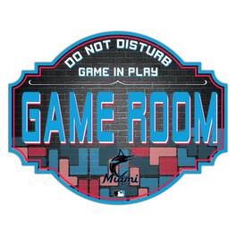 Fan Creations - Miami Marlins 12'' Game Room Tavern Sign - Multicolor