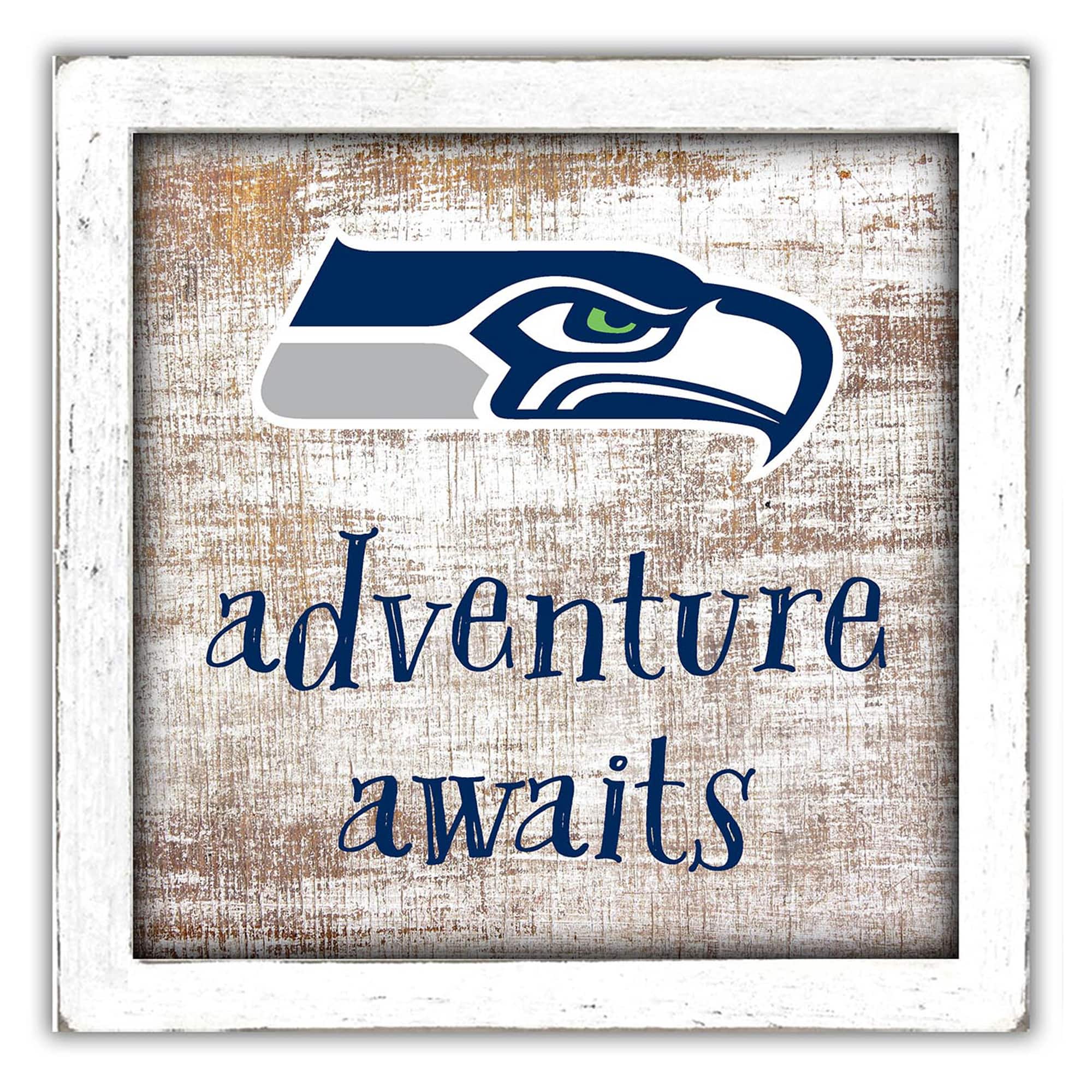 Fan Creations - Seattle Seahawks 14'' x 13'' Adventure Awaits Money Box - Multicolor