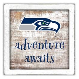 Fan Creations - Seattle Seahawks 14'' x 13'' Adventure Awaits Money Box - Multicolor