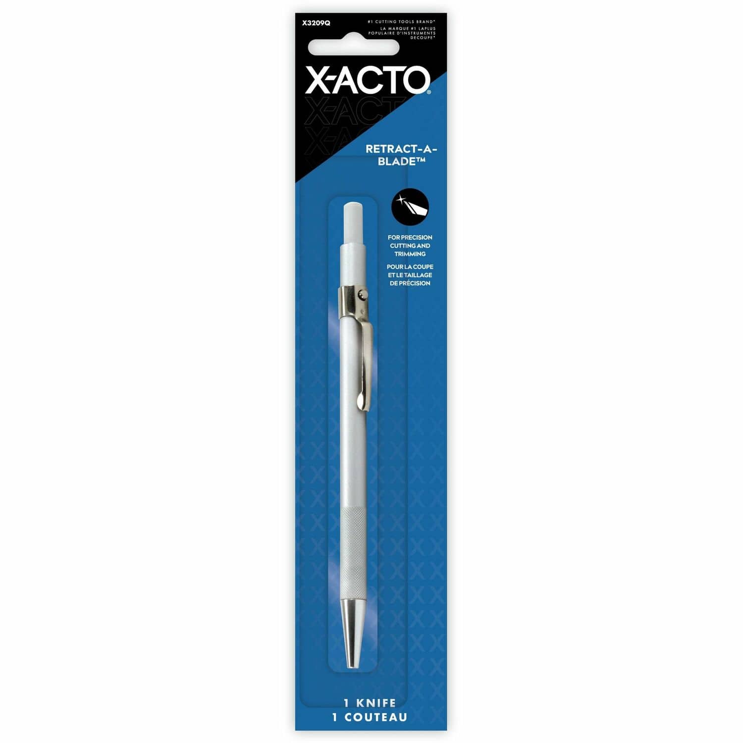 X-ACTO - XActo X3209 Retractable Blade Knife Retractable, Pocket Clip, Lightweight Carbon Steel - Aluminum price history on PriceWatchPro