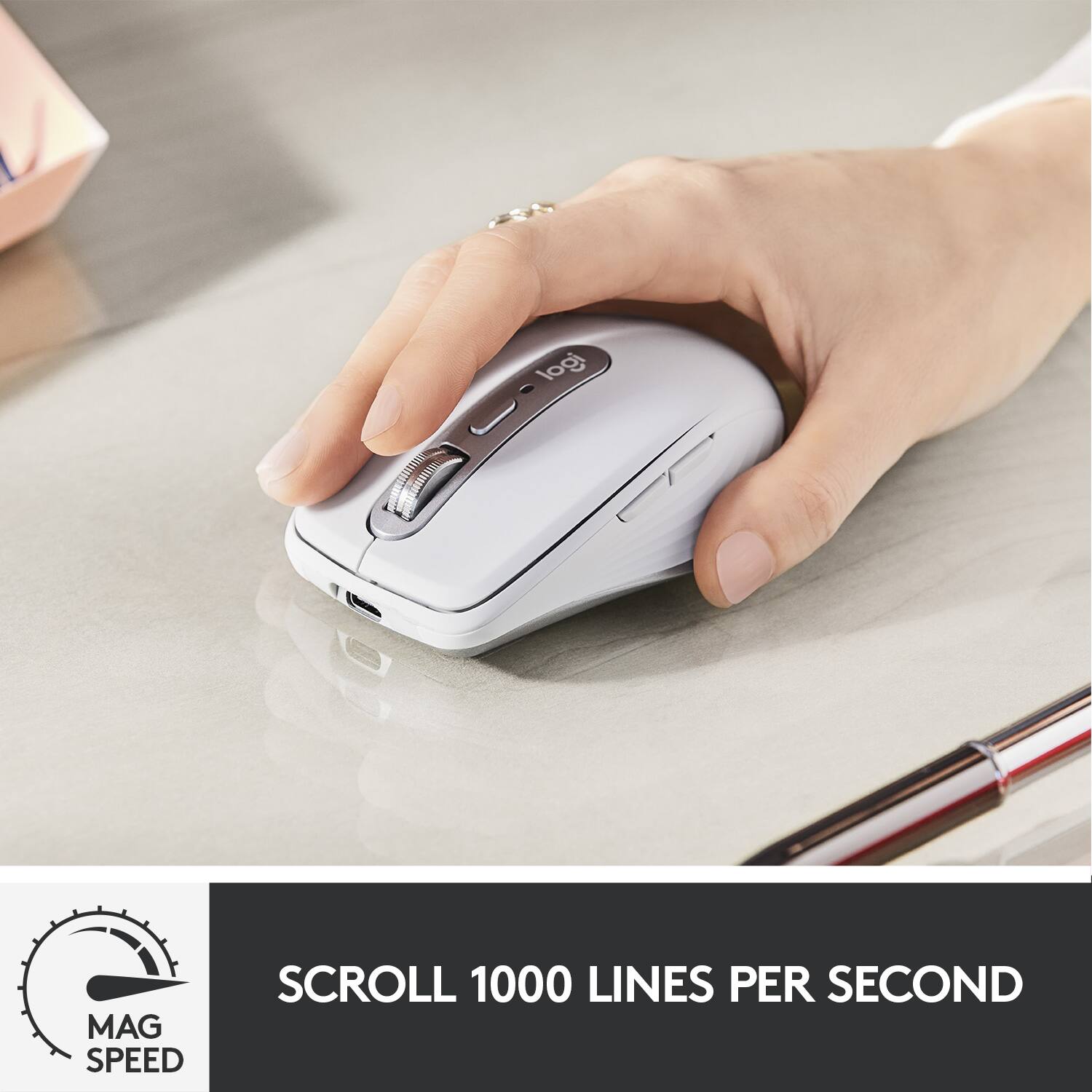 "Mag Speed Scroll: 1000 Lines Per Second"