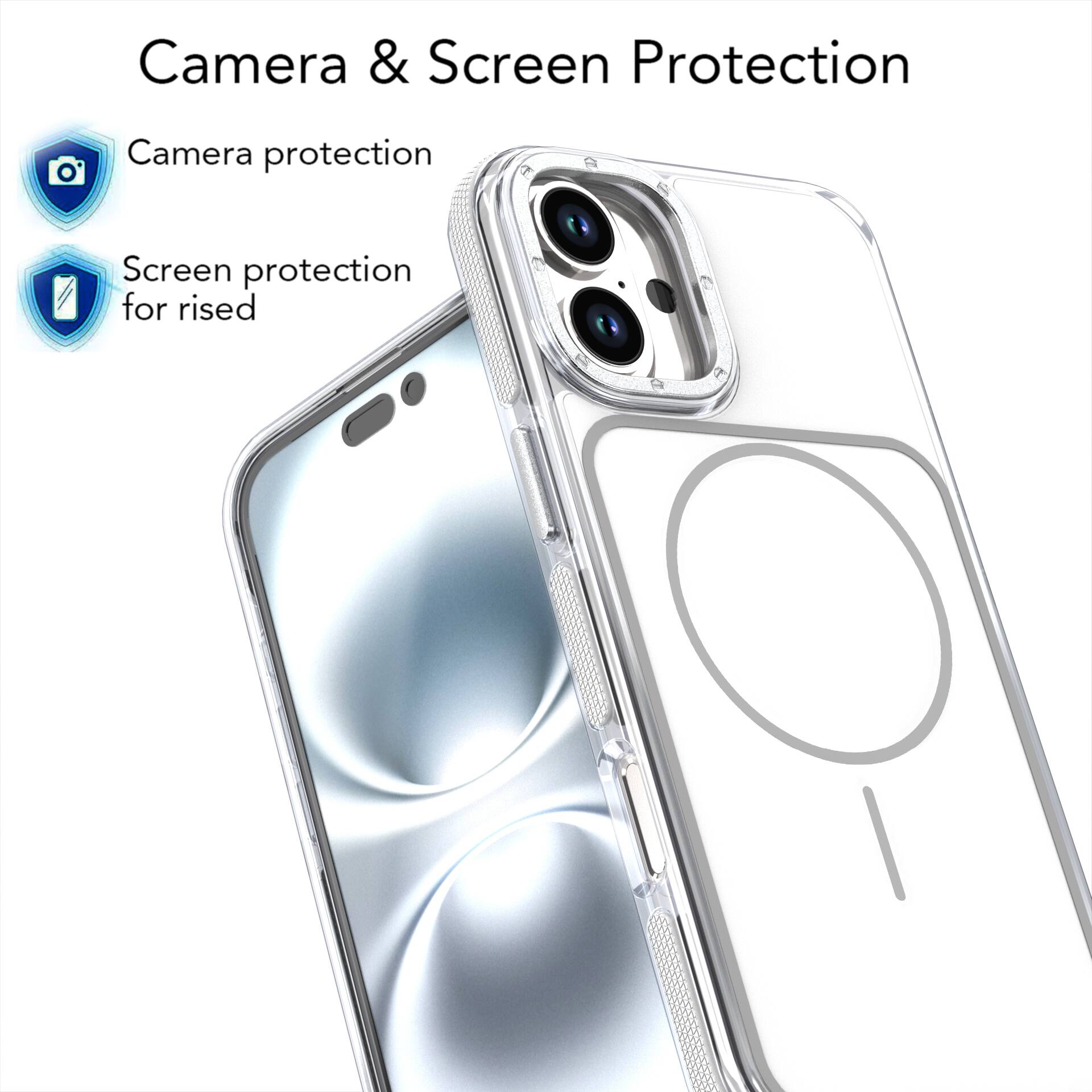 Camera & Screen Protection

Camera protection

Screen protection for raised