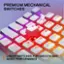 Premium Mechanical Switches:
ESC 4 F1 1! 1! F2  2 @ Q 3 # 3o S 4 W $ A E G ? R N D ab X F ALT -  G V LINEAR SWITCHES FOR SMOOTH AND QUIET PERFORMANCE B