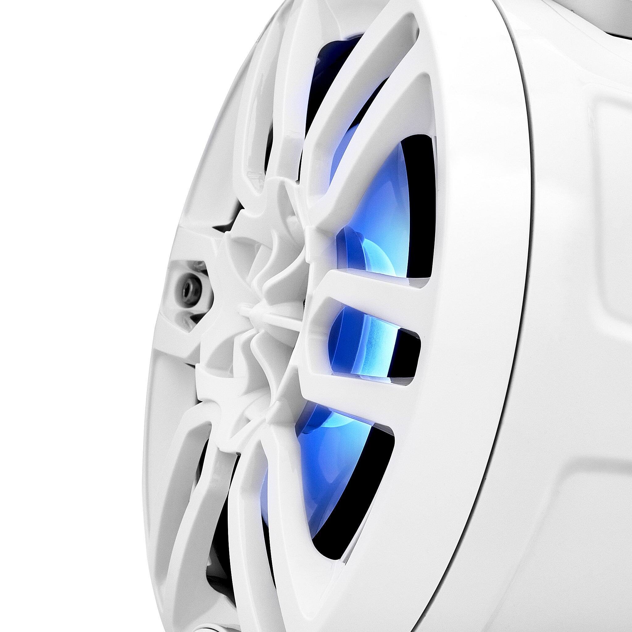 Left. DS18 Audio - NXL 6.5" Loudspeaker with RGB LED Lights (Pair).