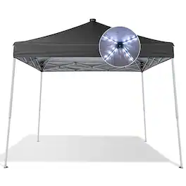 Winado - 8x8ft Pop Up Canopy Tent, Slant Legs, Foldable Portable Canopy Tent for Camping, Outdoor Gazebo, Outdoor Instant Shelter