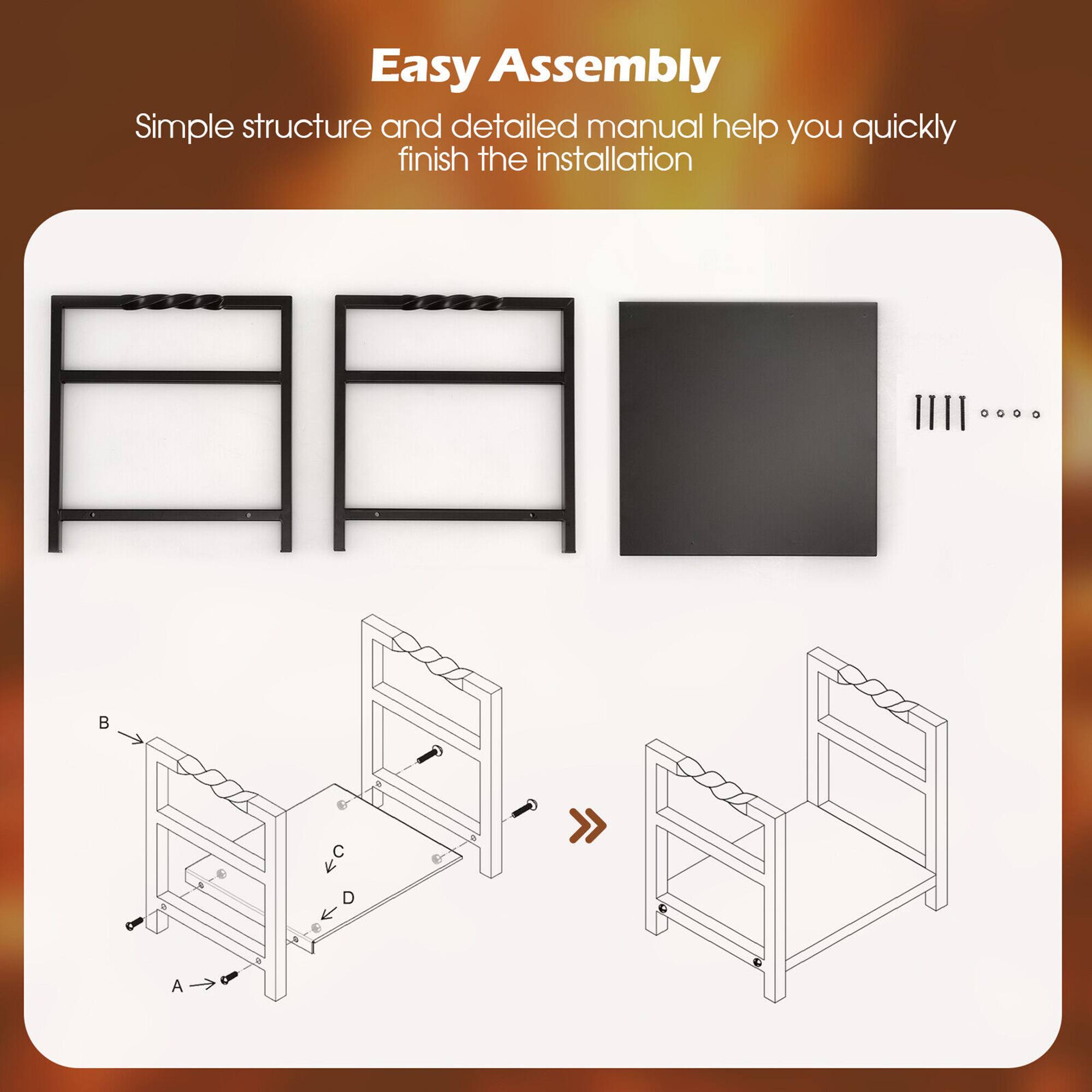 Easy Assembly

Simple structure and detailed manual help you quickly finish the installation

A B C D