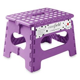 Casafield - Folding Step Stools with Handle - Purple