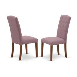 East West Furniture - Dining Room Set Mahogany - Brown