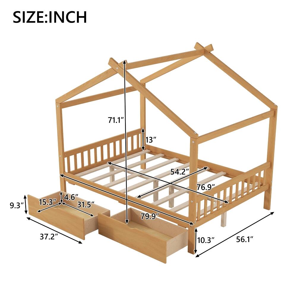 SIZE: INCH  
71.1" 13" 54.2" 9.3" 4.6" 15.3" 31.5" 79.9" 76.9" 37.2" 10.3" 56.1"