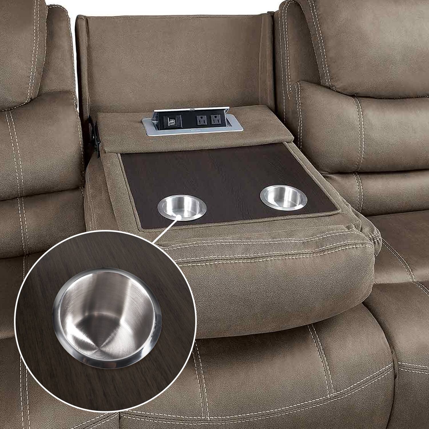 Alt View 3. GSE Games & Sports Expert - Drop-in Anti-Spill Storage Drink Cup Holder, Poker Table Cup Holders(Small - 10 Packs).