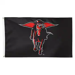 WinCraft - Texas Tech Red Raiders 3' x 5' Single-Sided Deluxe Secondary Team Logo Flag - Multicolor