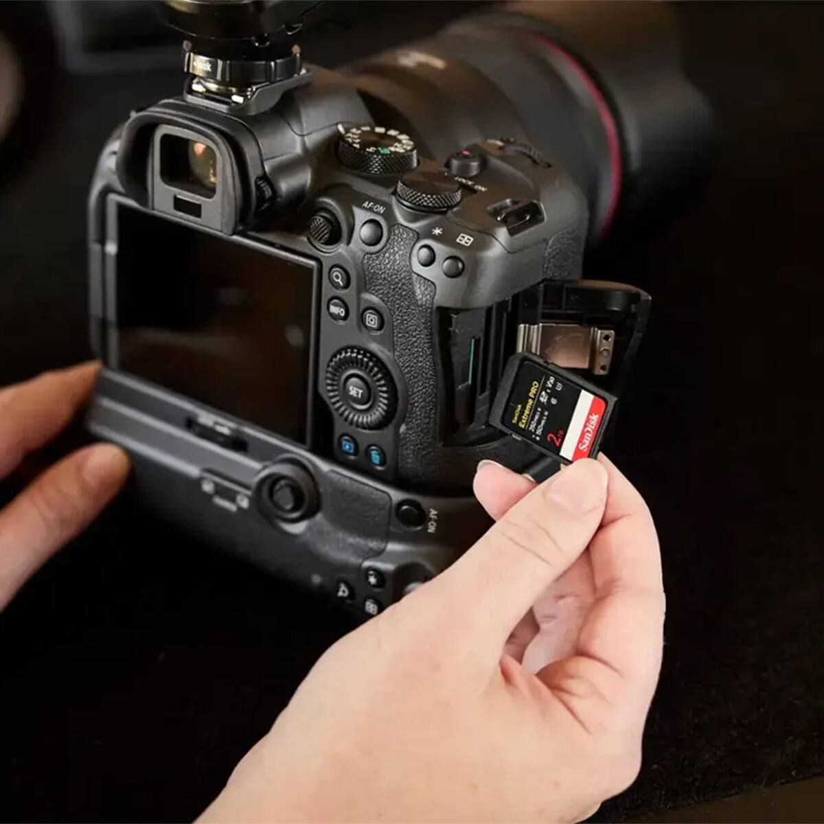 AF-ON  
ON  
INFO C  
SET  
AF-ON  
2 PRO it Extreme  
SanDisk Disk