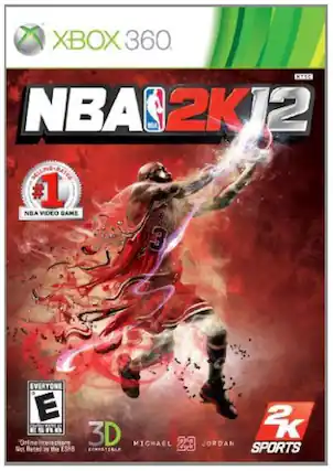 XBOX 360
NBA 2K12
#1 NBA VIDEO GAME
EVERYONE E
3D
MICHAEL JORDAN
2K SPORTS
Online Interactions Not Rated by the ESRB
COMPATIBLE - E (Everyone)