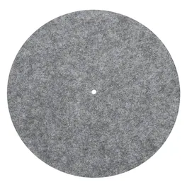 Unique Bargains - Record Player Mat, 12 Inch Turntable Mat 3mm Felt Pad for Vinyl Record Player - Dark Gray