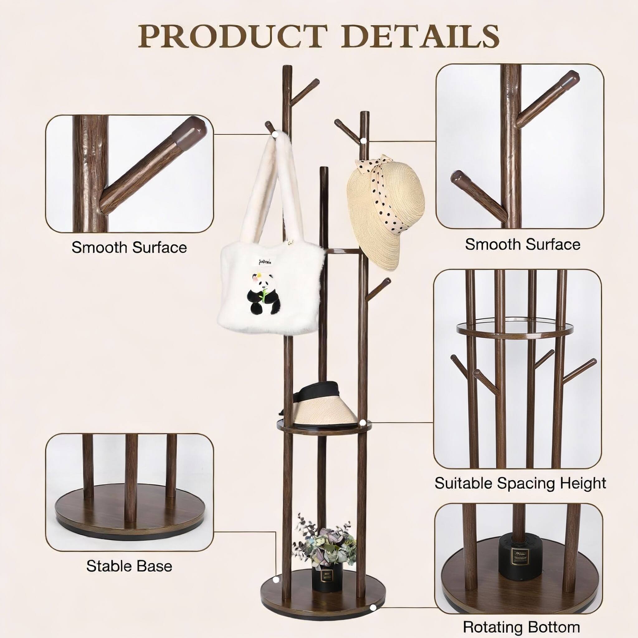 PRODUCT DETAILS

- Smooth Surface
- Suitable Spacing Height
- Stable Base
- Rotating Bottom
