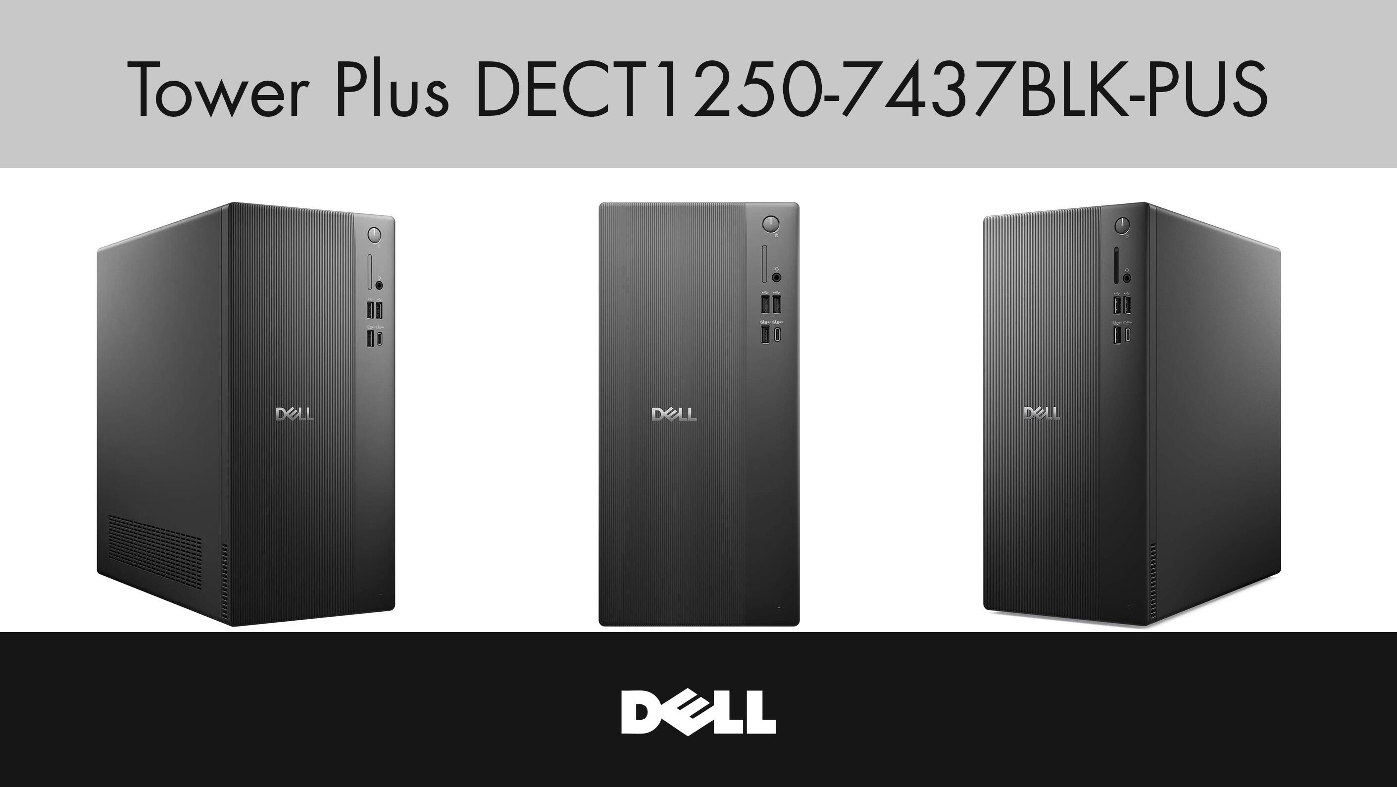 Tower Plus DECT1250-7437BLK-PUS