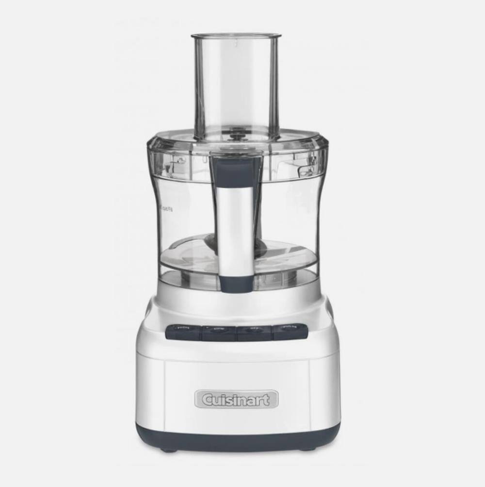 Front. Cuisinart - Elemental 8 Cup Food Processor - White.