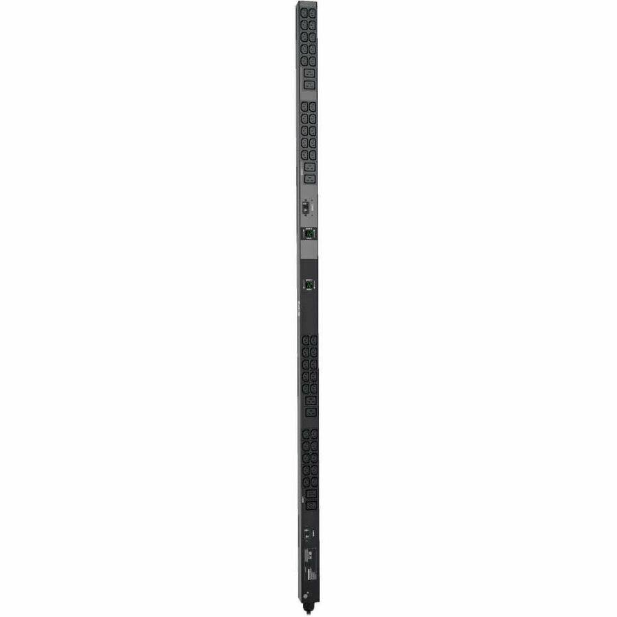 Alt View 3. Tripp Lite - Tripp Lite by Eaton PDU 5.8kW Single-Phase Local Metered PDU 200-240V Outlets (8 C19 and 40 C13) L6-30P 10 ft. (3.05 m) - black.