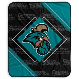 Pegasus - Coastal Carolina Chanticleers 50" x 60" Diamond Logo Fleece Blanket - Multicolor