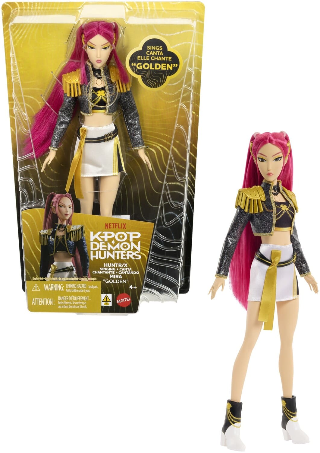 "Mattel - KPop Demon Hunters HUNTR/X: Mira “Golden"" Singing Doll (KPDH) - COLLECTIBLES - Multicolor" price history on PriceWatchPro