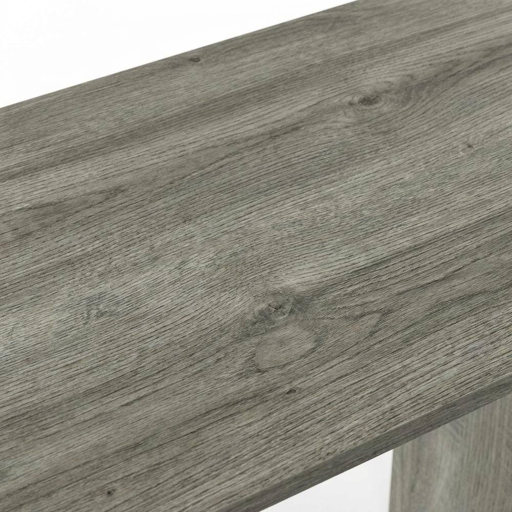 Alt View 1. BisonOffice - French Oak Grey/Black Study Desk with Bin Drawers for Home Office - French Oak Grey/Black.