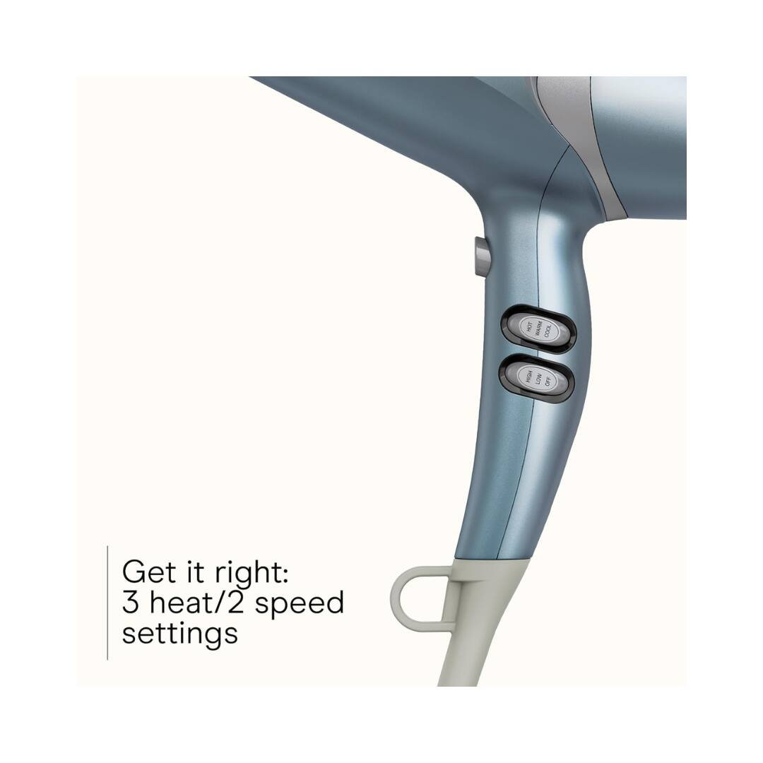 Get it right: 3 heat/2 speed settings