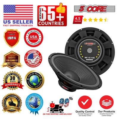 4 Inch Bass Speaker Subwoofer 15W 8Ohm Woofer Spea... - Grandado 4 Inch Bass Speaker Subwoofer 15W 8Ohm Woofer Spea... - Grandado