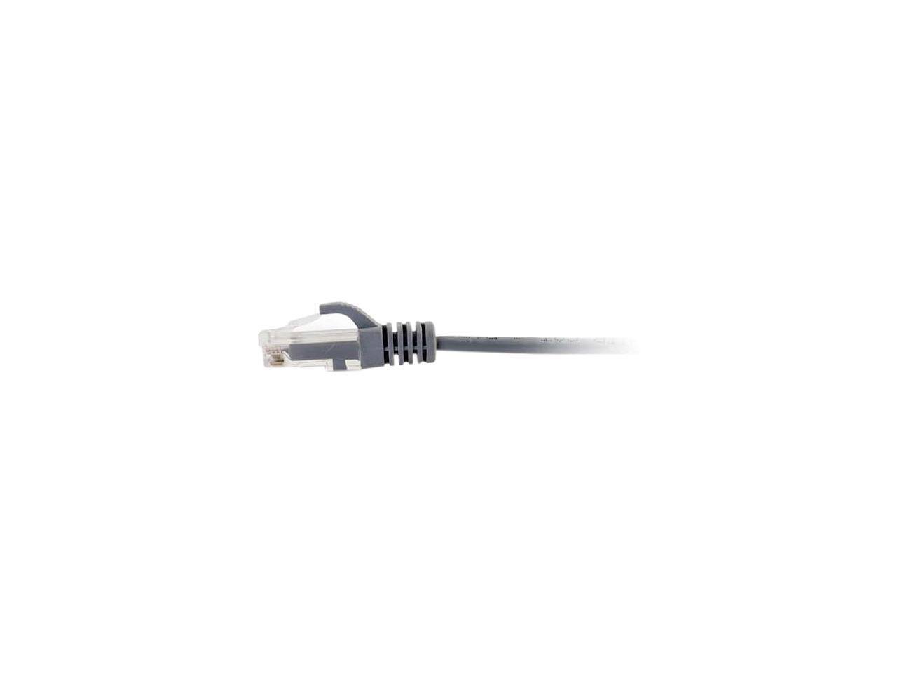 Alt View 1. Cables to Go - C2G 01087 Cat6 Cable - Snagless Unshielded Slim Ethernet Network Patch Cable, Gray (2 Feet, 0.60 Meters).