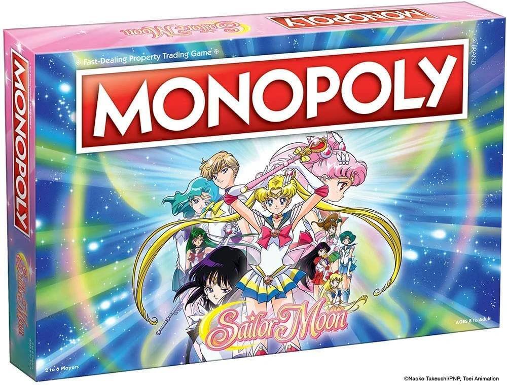 KONOPOL  
SteMoon  
Fast Dealing Property Trading Game  
BRAND MONOPOLY  
MONOPOLY  
Sailor Moon  
AGES 8 to Adult  
2 to 6 Players  
Naoko Takeuchi/PNP, Toei Animation