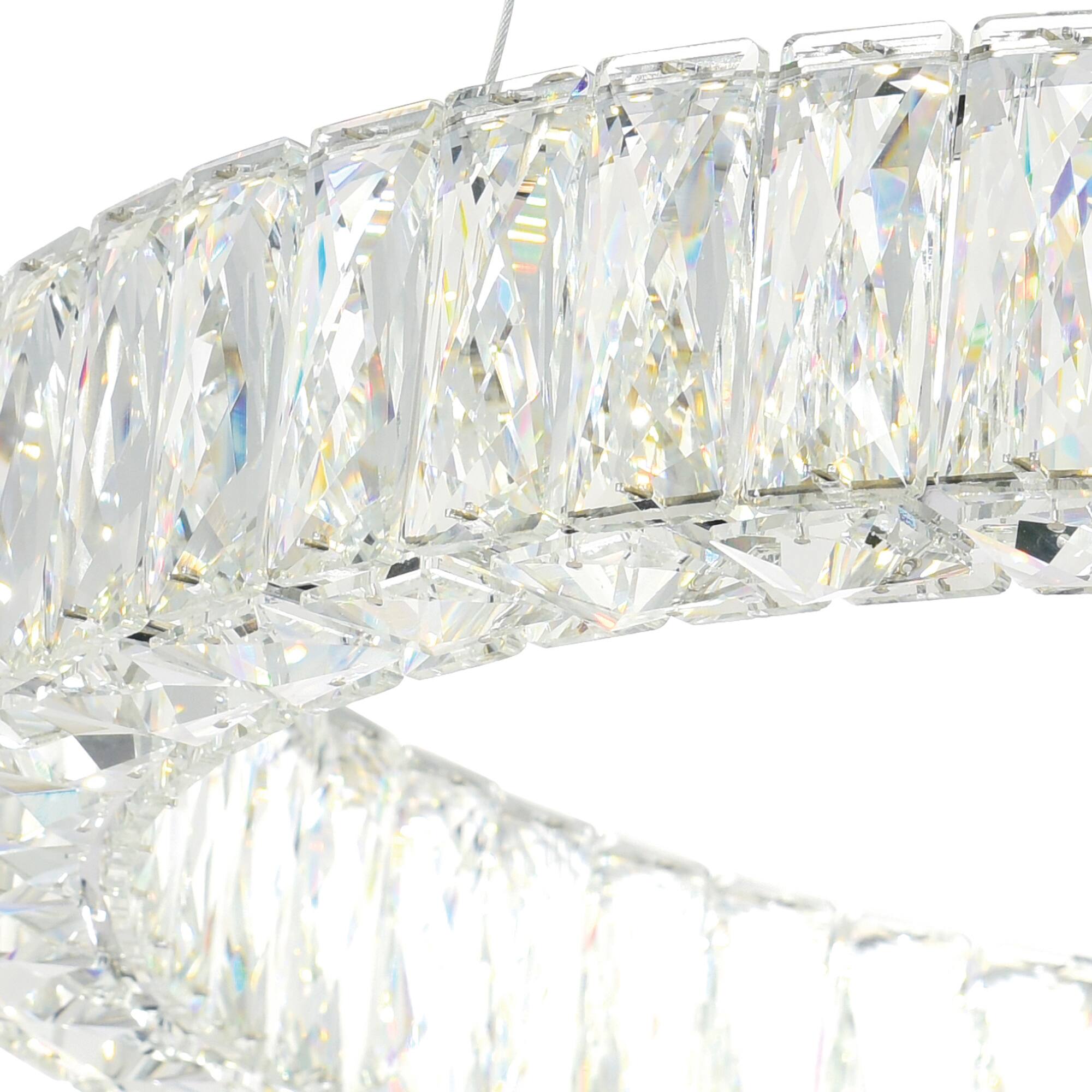 Back. CWI Lighting - Madeline LED Chandelier With Chrome Finish - Chrome.