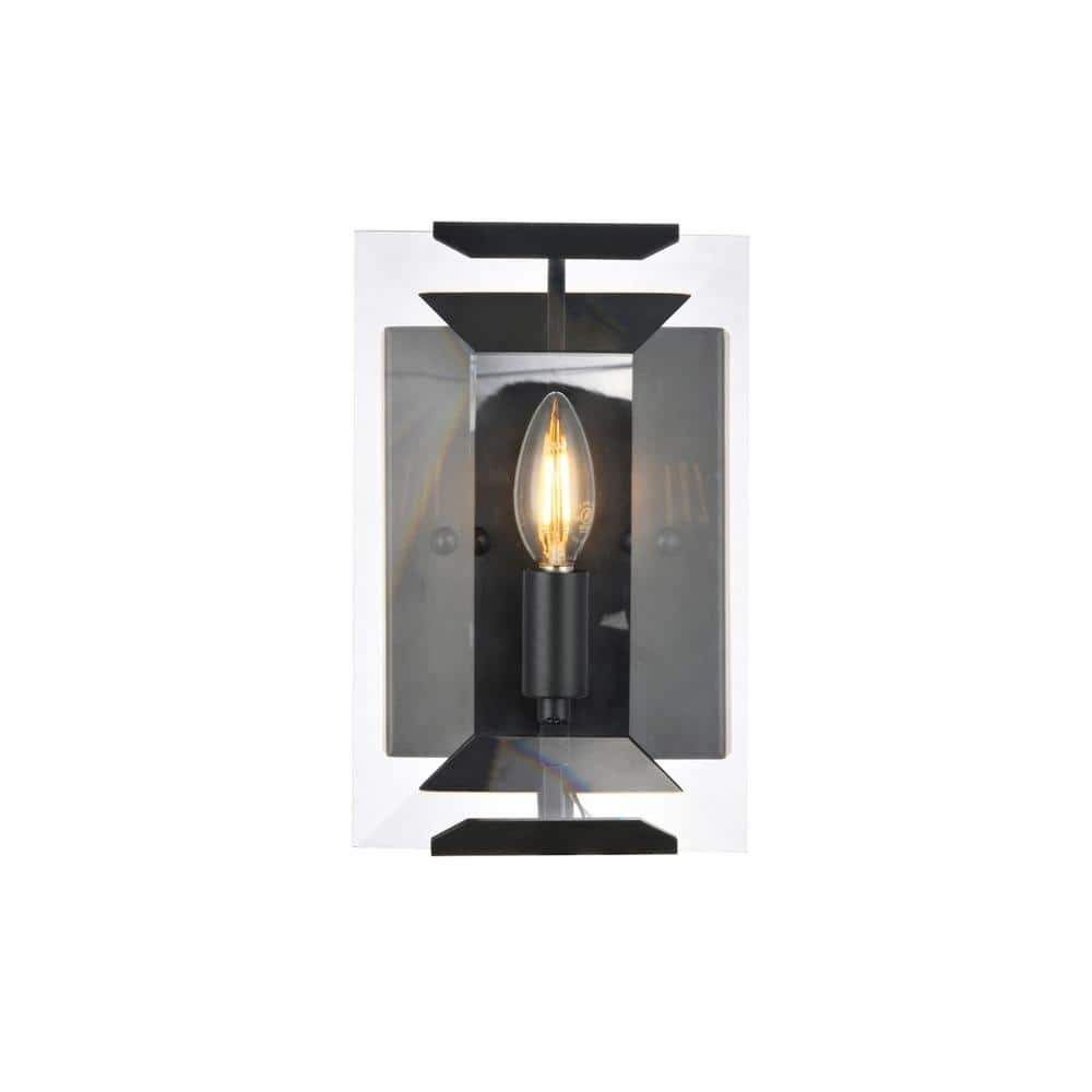 Urban Classic - Monaco 1 light Wall Sconce Glass Crystal - Flat Black (Matte) price history on PriceWatchPro