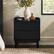 Alt View 11. Walker Edison - Mid-Century Modern 2-Drawer Gallery-Top Nightstand - Black.