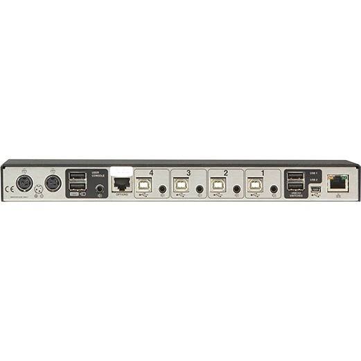 Back. Black Box Network Services - KM Switch with Glide & Switch Mouse Switching - 4 Computer(s) - 1 Local (KV0004AR2_3) - Information Not Available.