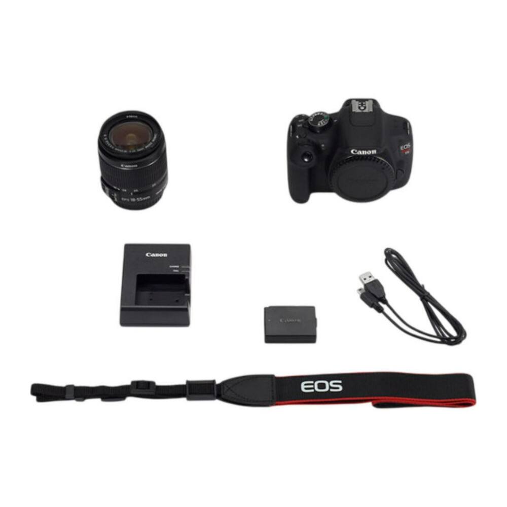 Canon Refurbished Excellent EOS Rebel T5 3.0 Inch LCD DSLR Black