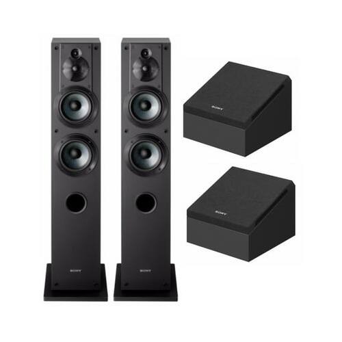 Angle. Sony - Sony Dolby Atmos Enabled Speakers (SS-CSE) and Floor-Standing Speaker (SSCS3) - Black.